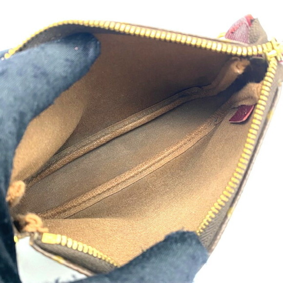 LOUIS VUITTON Mini Pochette Accessoire M63798 Accessory Pouch Monogram - Picture 8 of 10